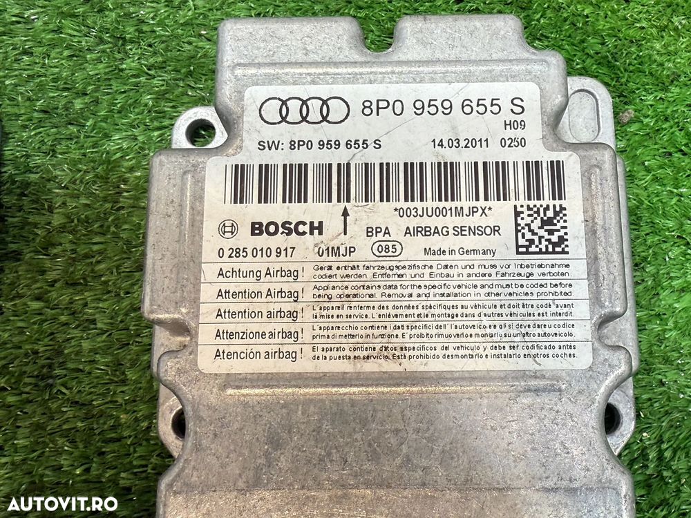 AIRBAG CALCULATOR (3 BUC. ) AUDI A6 C6 AVANT 2.0 DIESEL 2009 2006-2010 / AUDI A3 2.0 DIESEL 2012 2012-2020 / AUDI A3/A3 SPORTBACK 2.0 DIESEL 2011 2007-2012 COD OEM 4F0959655G 8P0959655S 8P7959655 - 6