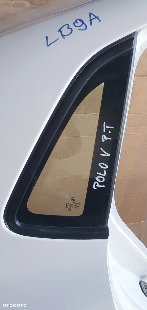 Szyba prawy tył tylna prawa karoseryjna VW Polo V 6R 5D AS2 09r - 1