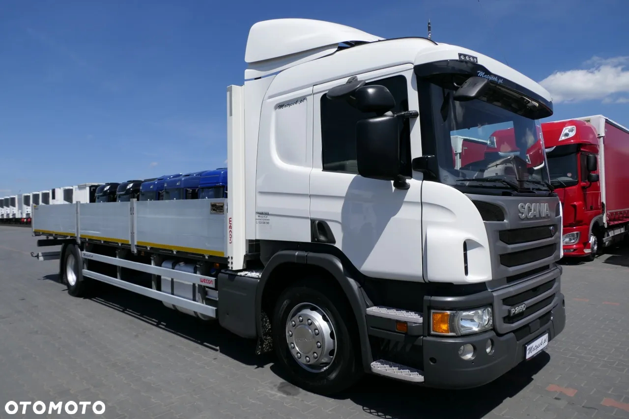 Scania P 250 / BURTOWA / SKRZYNIOWY - długość: 8,10 m / 2016 ROK / EURO 6 / - 8