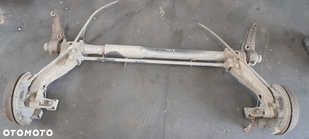 RENAULT KANGOO I 1.9 DTI BELKA TYLNA TYŁ OS KOMPLETNA BĘBNY nr. 49/7 - 1