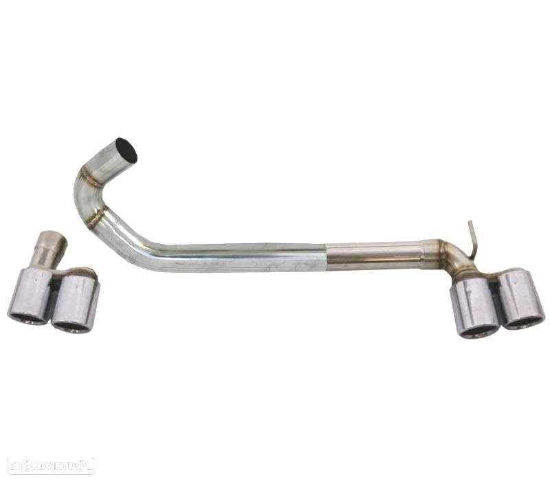 CONJUNTO PONTEIRAS DE ESCAPE DUPLA BMW F30 F31 LOOK M3 - 4