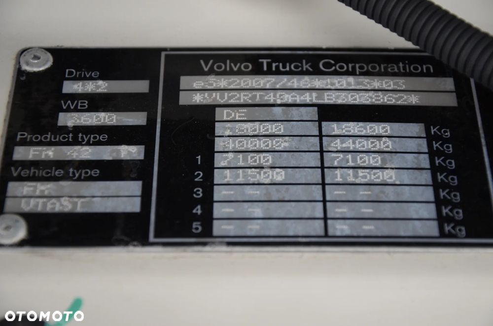 Volvo Volvo FH 500 / 2020 / MEGA / ACC / KLIMA P. / LED / KAMERA / XENON / NAVI / WAGA / AIRBAG / DE 3862 - 10