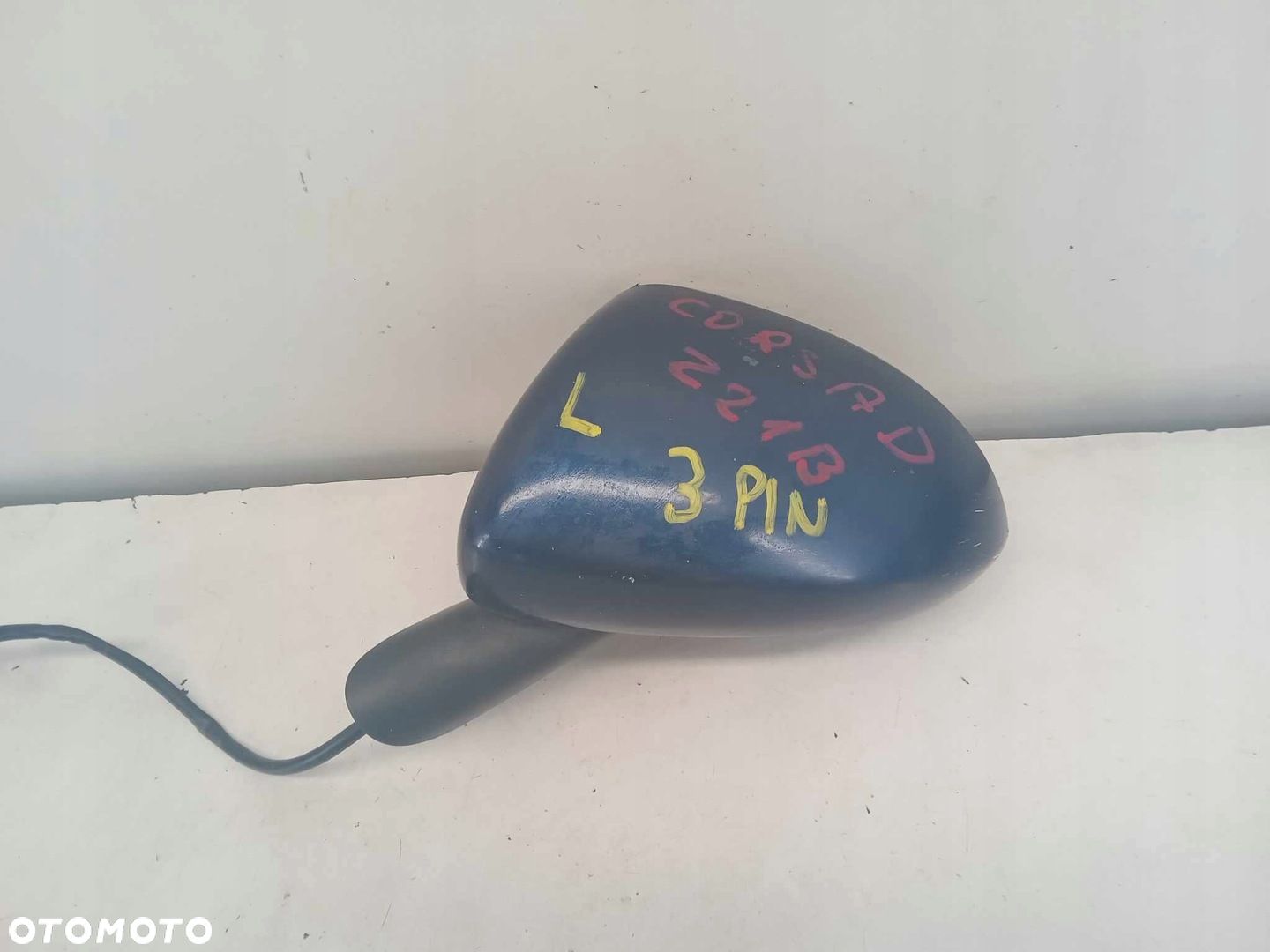 LUSTERKO DRZWI LEWE OPEL CORSA D 06-11 3 PIN Z21B - 1