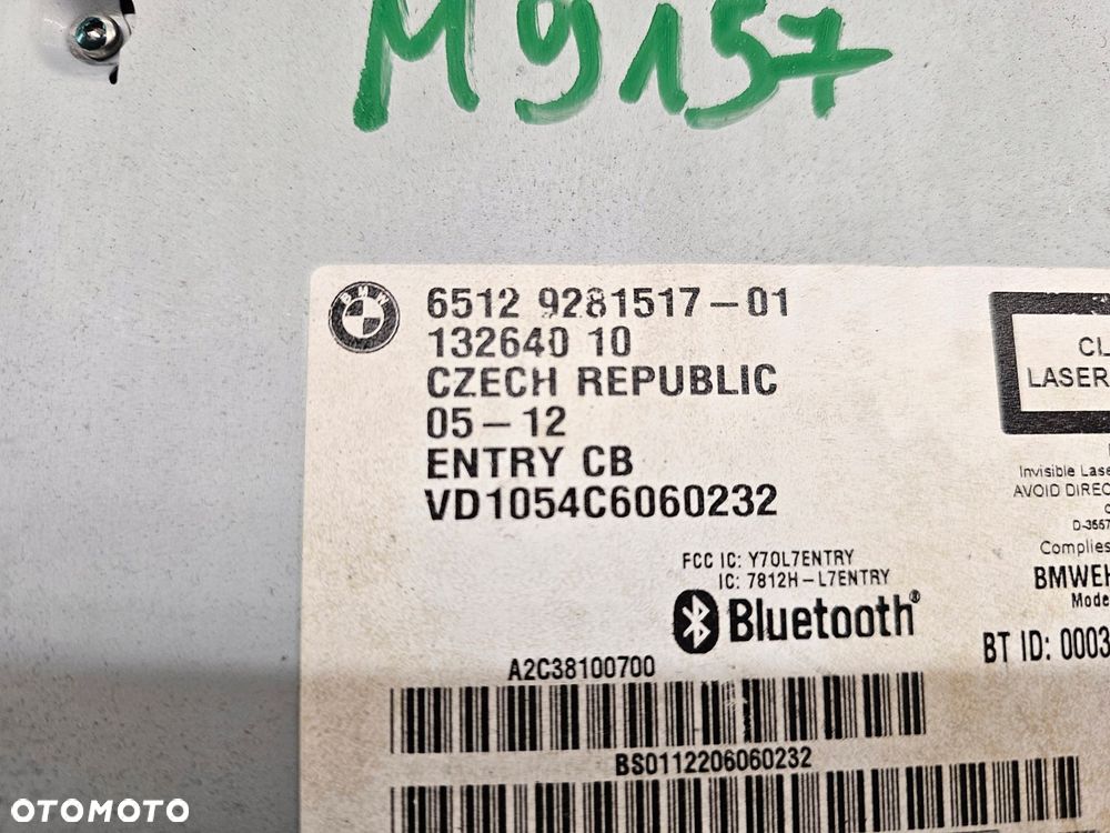 bmw f20 f30 radio cd 6822097 - 2