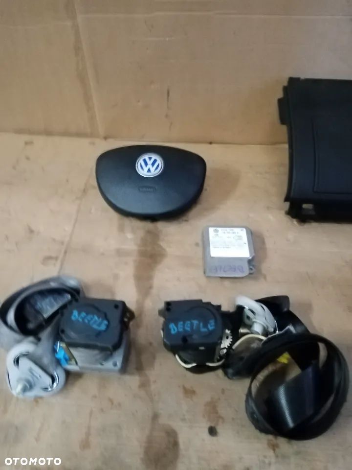 Zaślepka konsoli poduszki pasy AIRBAG zestaw naprawczy VW New Beetle - 5