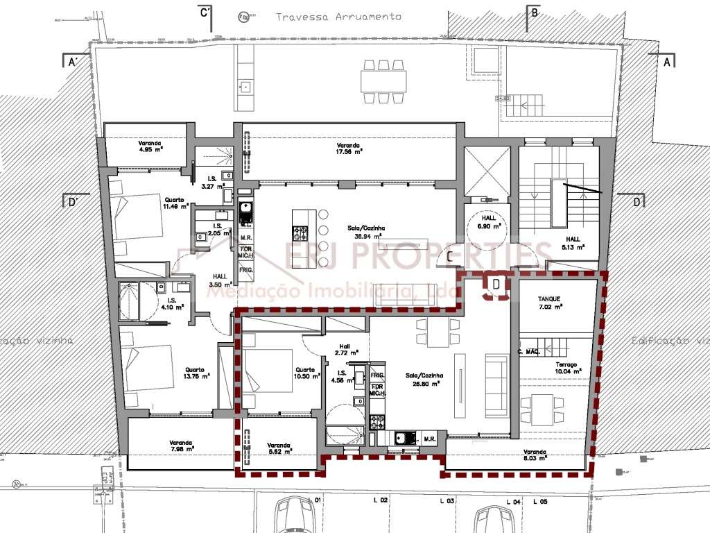 Excelente apartamento T1 em Tavira - Grande imagem: 2/7
