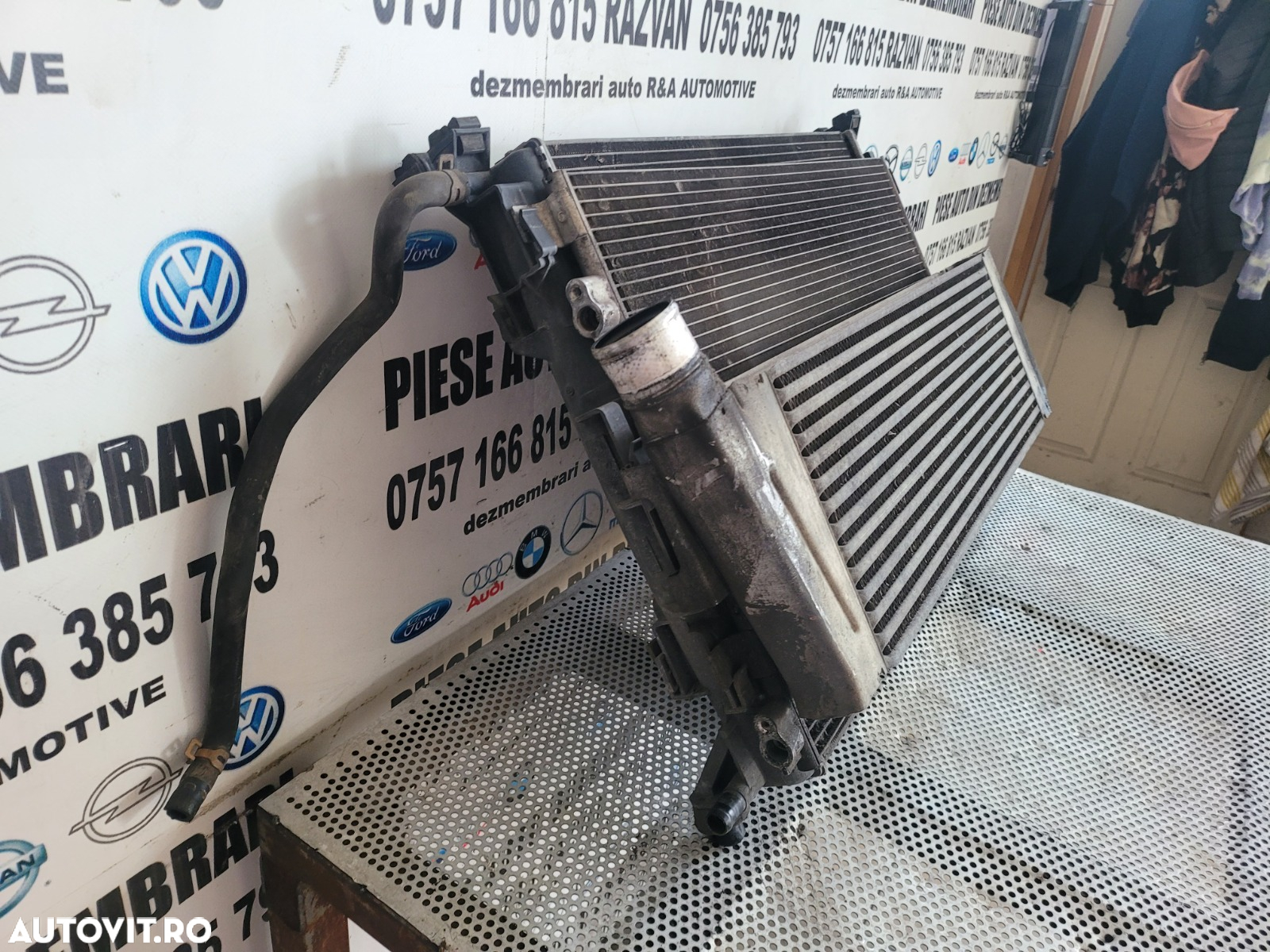 Grup Radiatoare Radiator Apa Clima Intercooler Termocupla Renault Megane 2 Scenic 2 1.5 Dci Euro 4 - 3