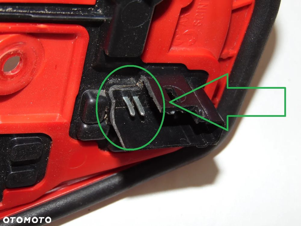 ORYGINAŁ wkład lewy prawy oprawka lampy tylnej tył lewej prawej Peugeot 206 HB hatchback 98-03r - 8