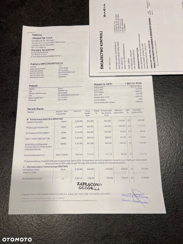 Dacia Spring 27.4kWh Comfort Plus - 29