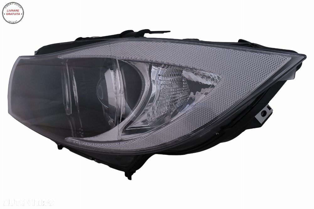Faruri Angel Eyes BMW Seria 3 E90 Sedan E91 Touring (03.2005-2011) Negru- livrare gratuita - 4