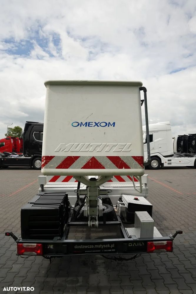 Iveco DAILY 35-120 / Platformă de lucru aeriană / MULTITEL MT 182 / 4 stabilizatoare / MANUALĂ / 2017 - 19