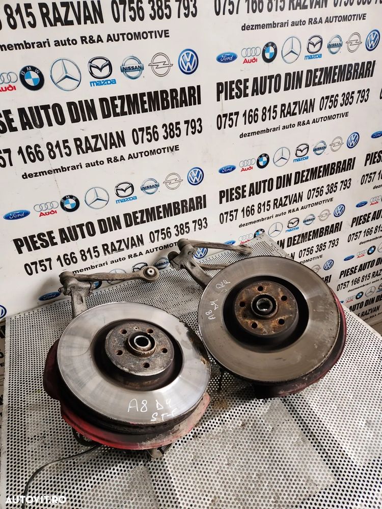 Fuzete Fuzeta Stanga Dreapta Fata Cu Rulment Audi A8 4H D4 An 2010-2011-2012-2013-2014-2015-2016-2017-2018 Dezmembrez Audi A8 3.0 Tdi Motor CLA Cutie NNY An 2010-2011-2012-2013-2014-2015-2016-2017 - Dezmembrari Arad - 4