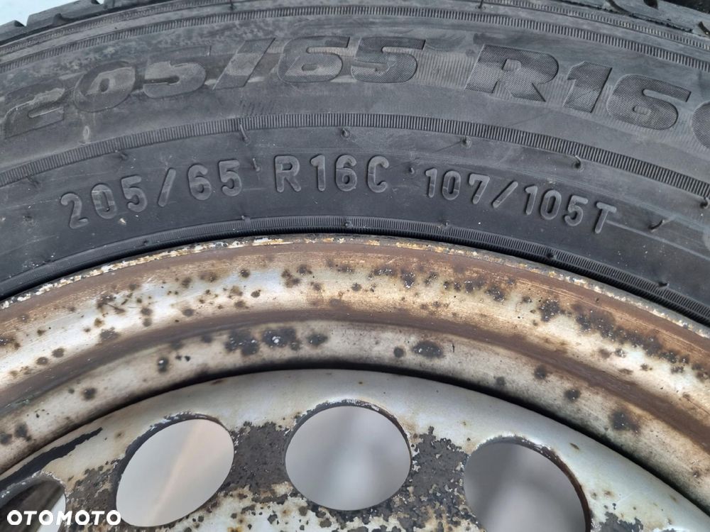 2x KOŁA LETNE VW Transporter T5 T6 Zapas felga 205/65 R16C 5x120 7H0601027D - 9