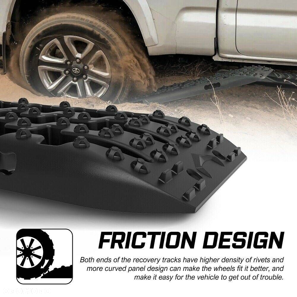 Trapy piaskowe pod koła 2szt. X-Bull błotne śniegowe 4x4 Offroad niebieskie 4wd terenowe z torbą - 10
