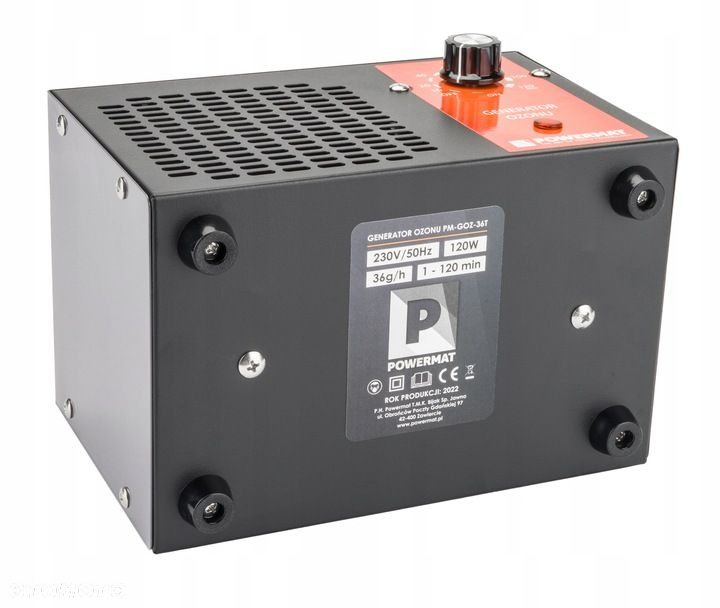 POWERMAT GENERATOR OZONU OZON MOCNY 36 000 MG/H OZONATOR TIMER GOZ-36T - 4