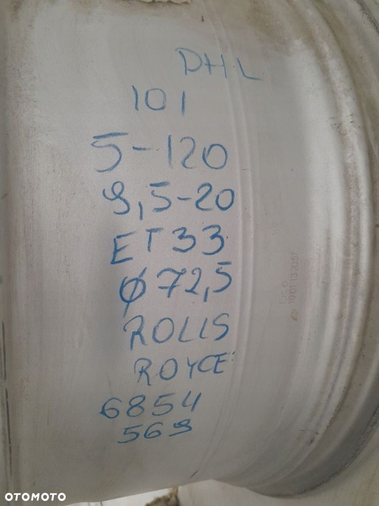 Felga aluminiowa Rolls Royce OE 6854569 9.5" x 20" 5x120 ET33 - 7