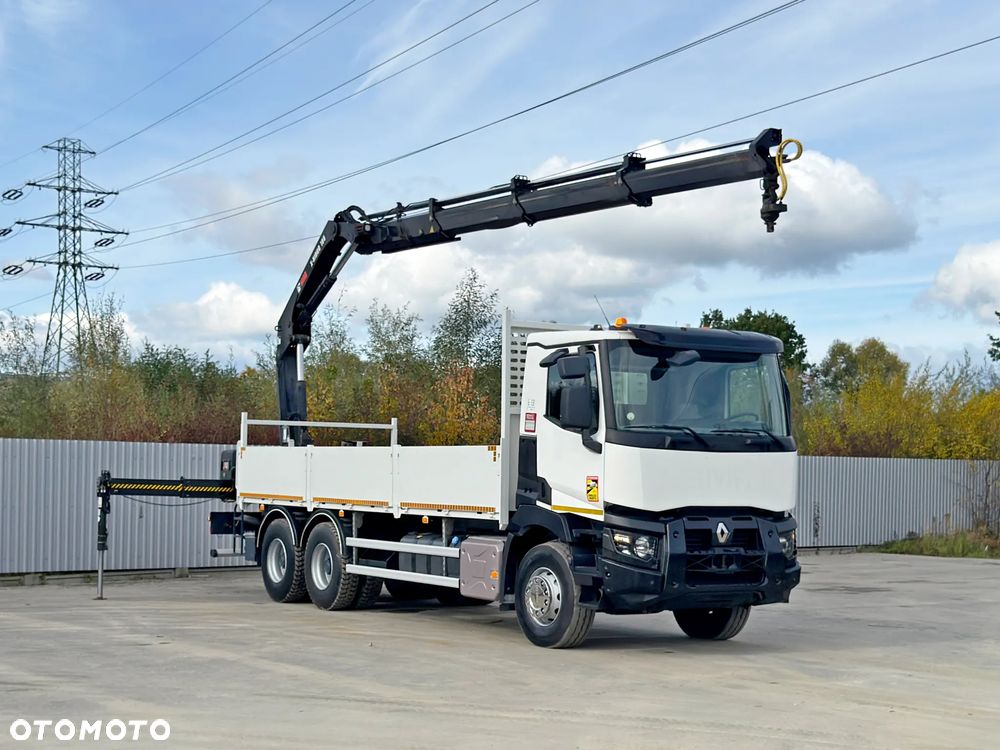 Renault C380 * SKRZYNIA 6,80 m * HIAB X-HIDUO 188 B-3+ PILOT/ 6x4 - 2