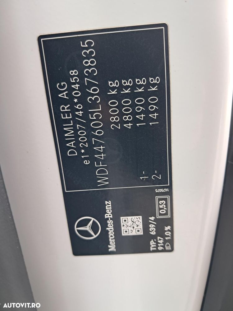 Mercedes-Benz VITO 2.2D 136CP MANUAL EURO6 - 25