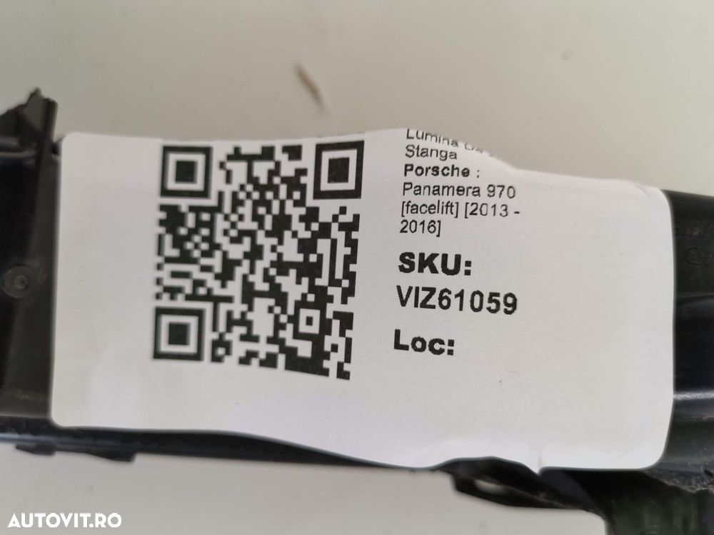 Daylight DRL Lumina De Zi Stanga Porsche  Panamera 970 [facelift] 2013 - 8