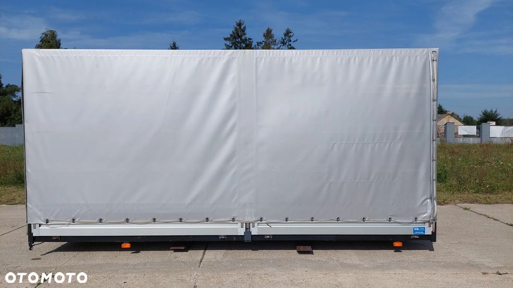 PLANDEKA SKRZYNIA PAKA R2019 WYMIARY: DŁ. 4,96M, SZER. 2,27M WYS. 2,35M - 1