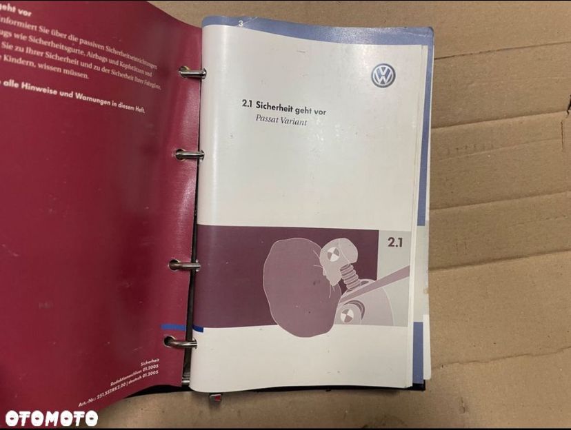 Książka serwisowa volkswagen Passat b6 vw - 3