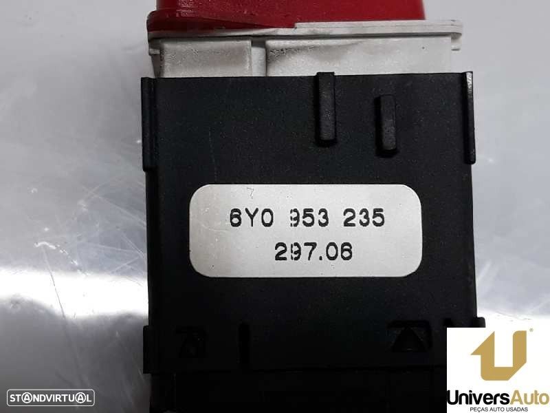 INTERRUPTOR BOTÃO DE EMERGÊNCIA VOLKSWAGEN TRANSPORTER V FURGÃO 2006 -6Y0953235 - 3