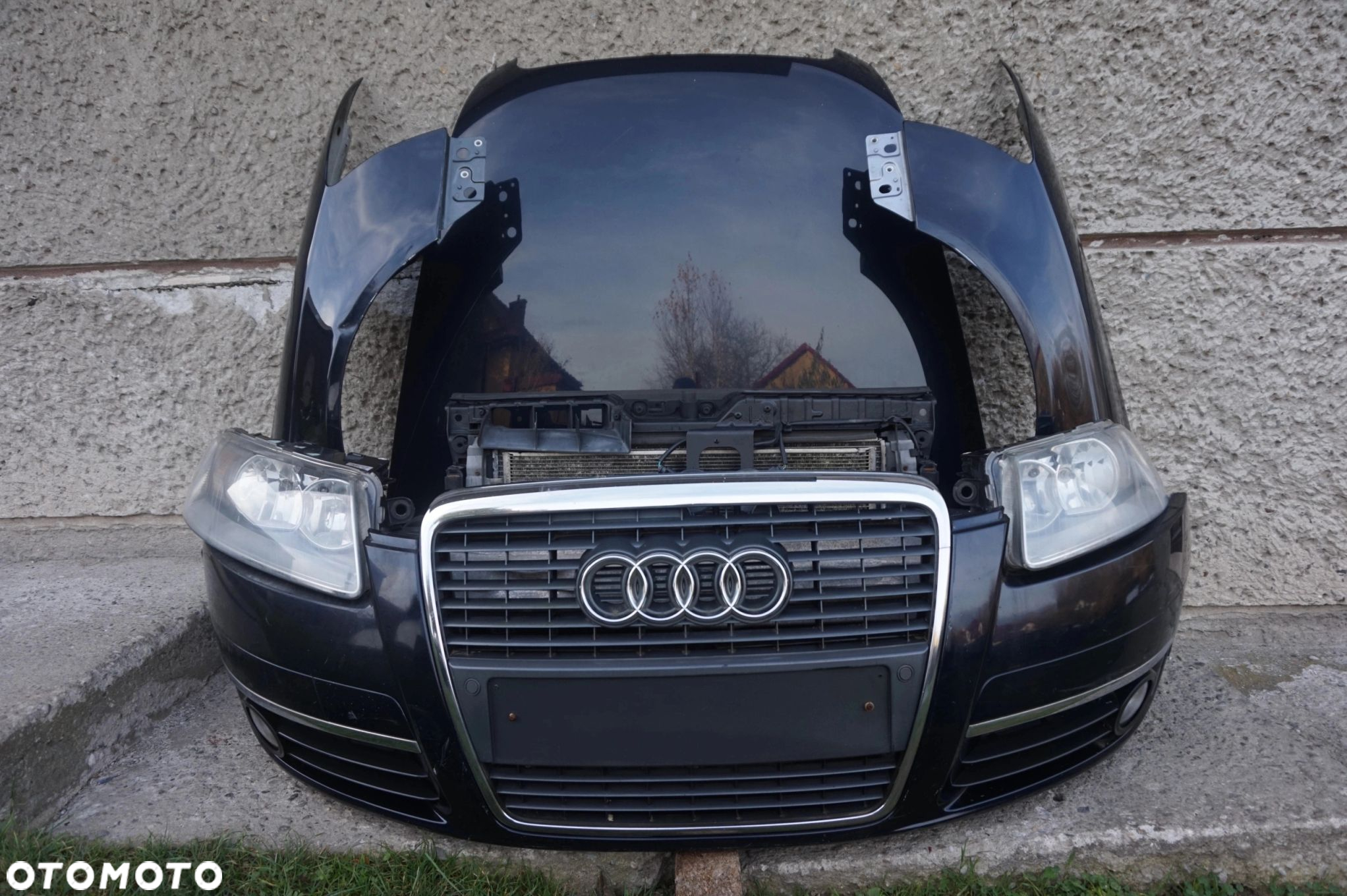 ZDERZAK MASKA BŁOTNIK KOMPLETNY PRZÓD AUDI A6 C6 - 2