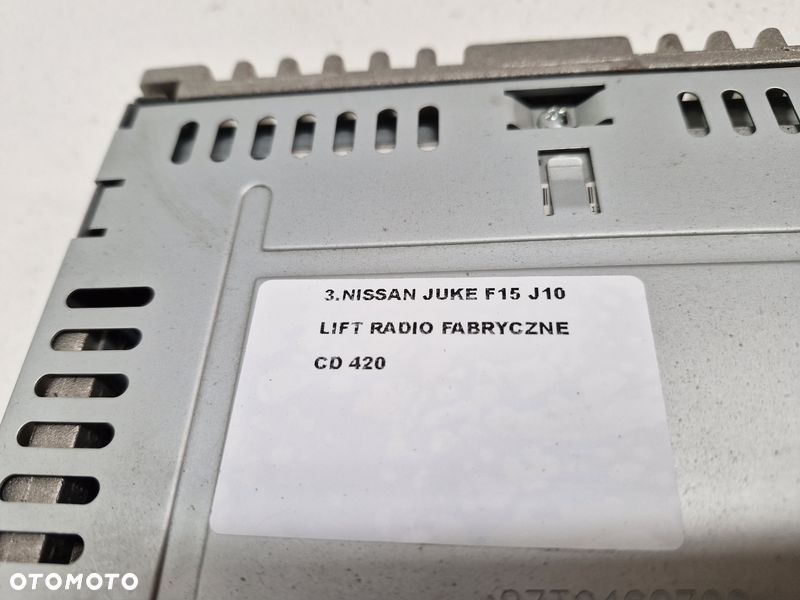 nissan qashqai 1 i j10 juke f15 radio cd 28185bh30d - 5