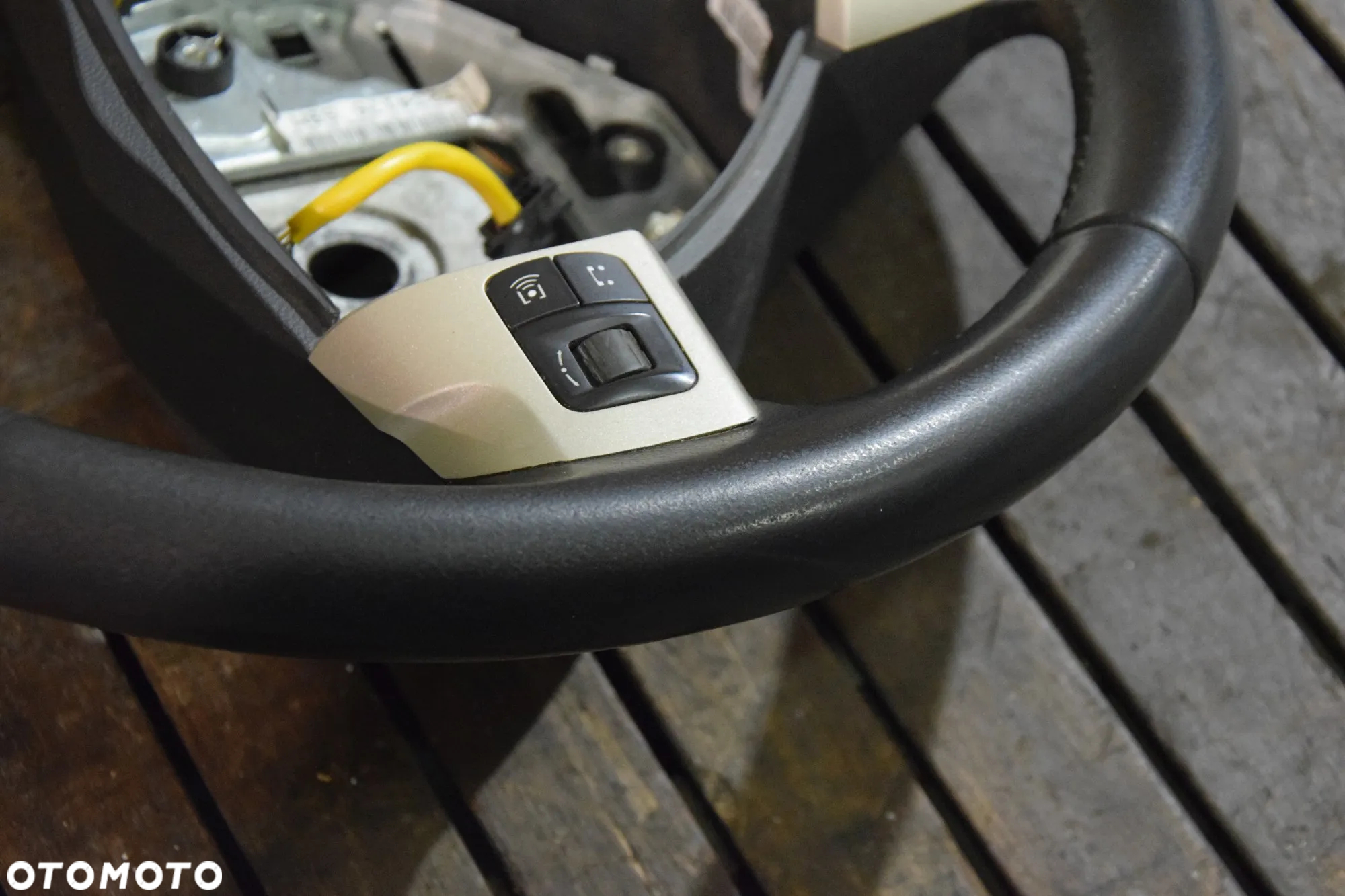 Opel Astra H Zafira B Kierownica skórzana multifunkcja SATYNOWA - 7