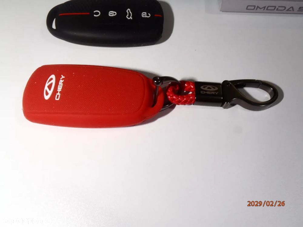etui silkon gumowe pokrowiec zabezpieczenie breloczek do kluczy zawieszka na pilota OMODA 5 CHERY C5 Omoda & Jaecoo 7 - 6