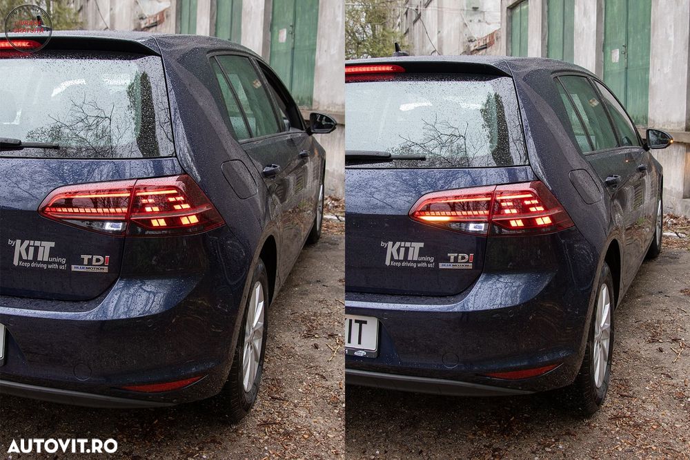 Stopuri Full LED compatibil cuVW Golf 7 & 7.5 VII (2013-2019) Facelift Retrofit G7- livrare gratuita - 18