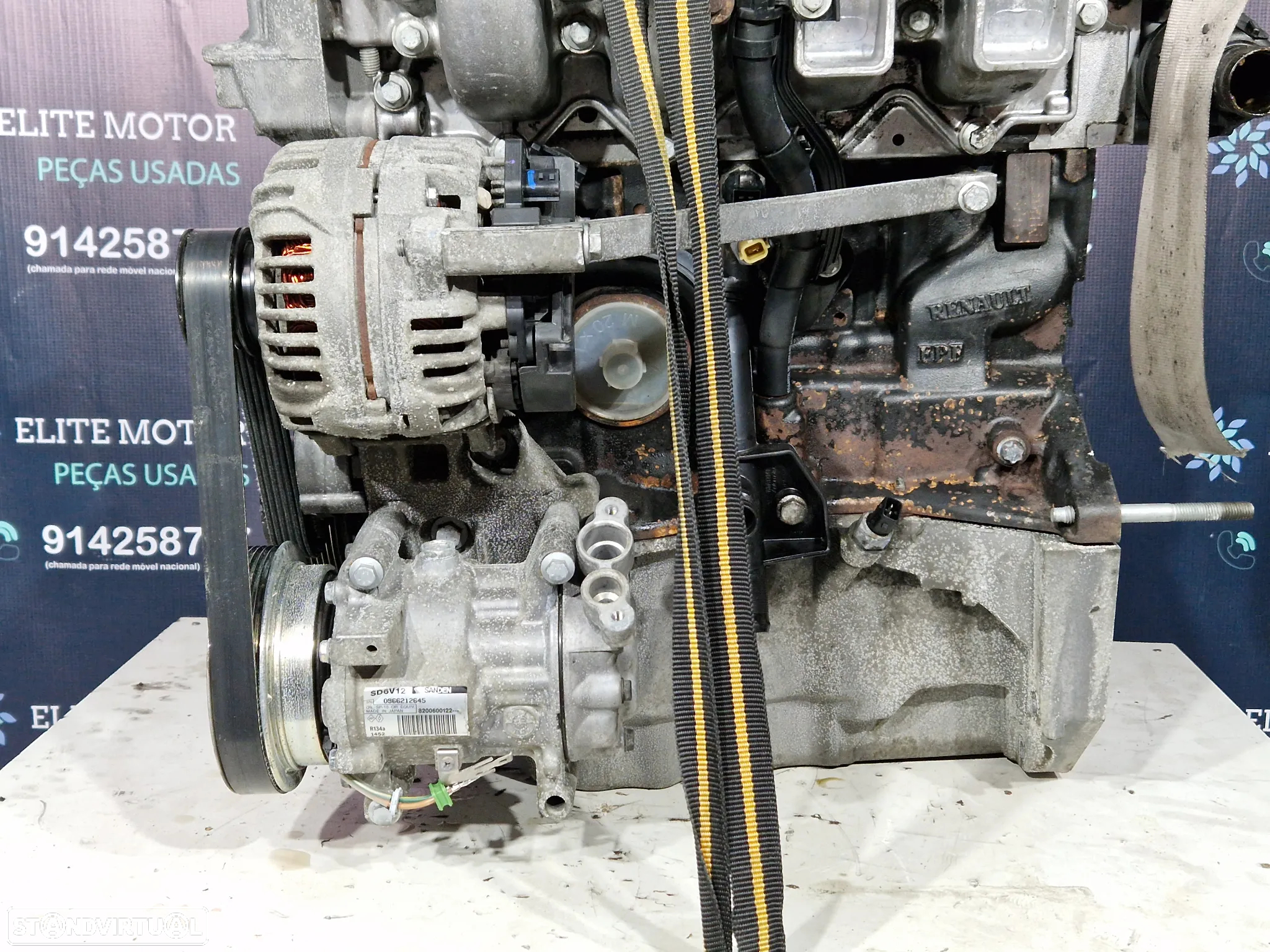 Motor usado K4JG780 RENAULT CLIO III 3 1.4 16V 98CV K4J 780 - 4