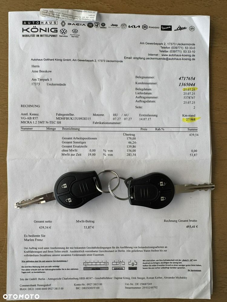 Nissan Micra 1.2 N-Tec EU6 - 12