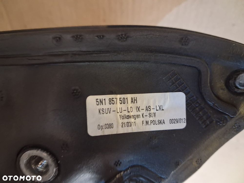Lusterko lewe VW TIGUAN 9 PIN LH5X  5N1857501AH  OE - 6
