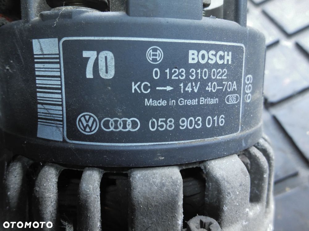 Alternator 0123310022 BOSCH VW Passat B5 1.6 B 058903016 POSIADAM DWIE SZTUKI - 6
