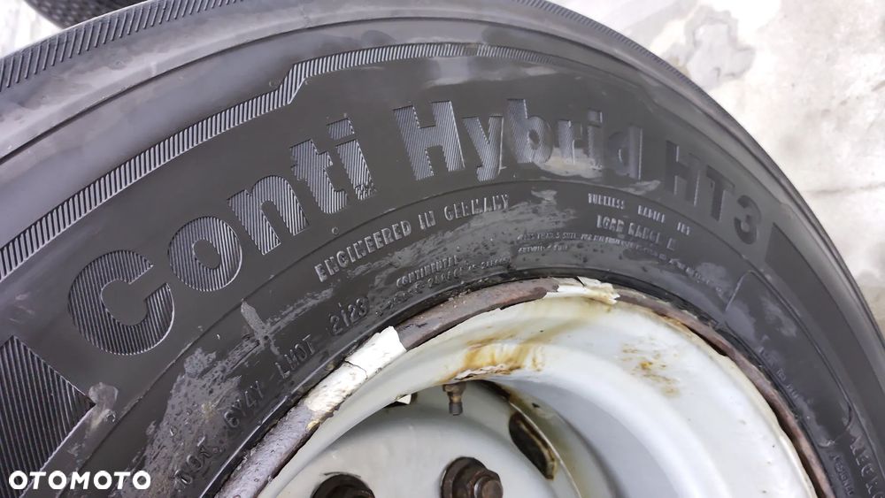 Oś BPW Naczepa Przyczepa  Mega Resor Pół resor Felga 19.5 Opony 245/45r19.5 - 35