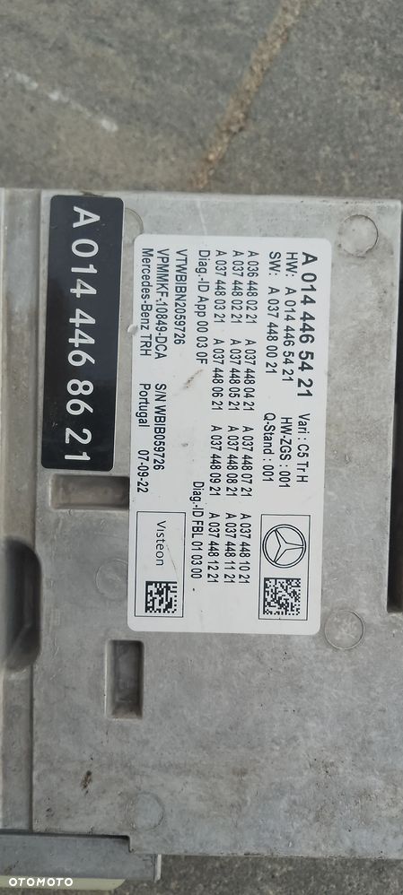 MERCEDES STEROWNIK KOMPUTER RADIO A0144465421 A0144465421 A0144468621 - 4
