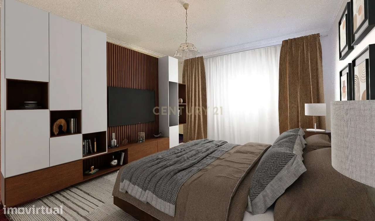 Apartamento T2, Centro de Beja, 74 m2, duas varandas - Grande imagem: 3/26