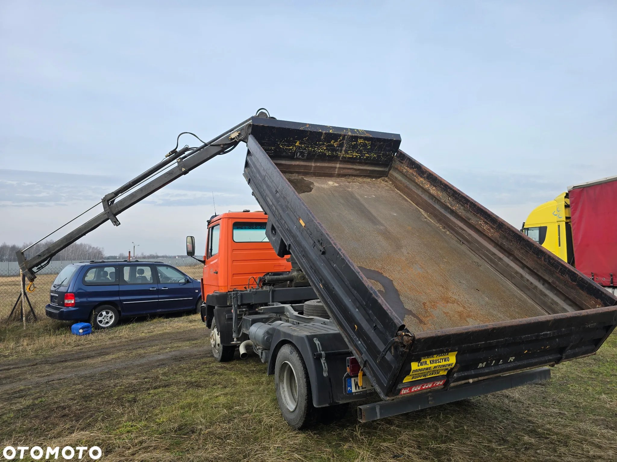 Mercedes-Benz 817K * Meiller Kipper * Hds Hiab * Mały przebieg * 100% Sprawny - 7
