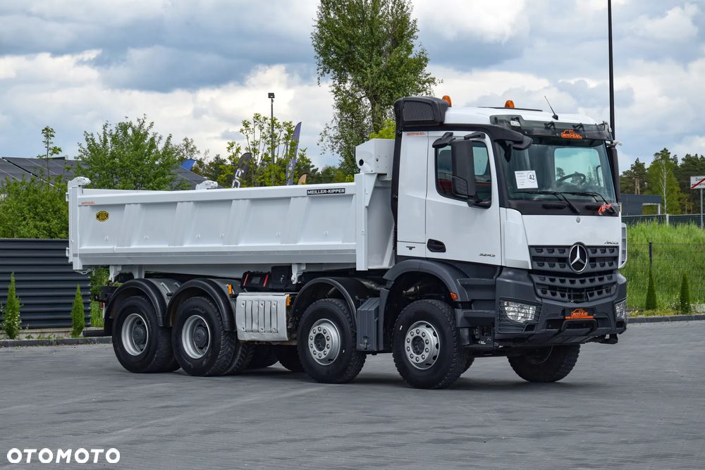 Mercedes-Benz AROCS 3243 / 8x4 / EURO 6 / WYWROTKA / MELLER KIPPER / HYDROBURTA / AUTOMAT / SERWISOWANY / SPROWADZONY - 3