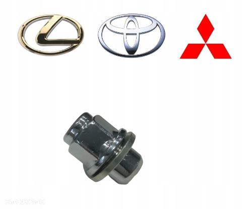 NAKRĘTKI DO FELG ALUMINIUM M12x1.5 CITROEN 24szt - 2