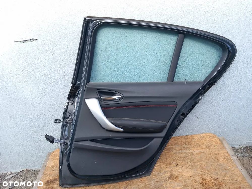 Drzwi Tylne Prawe Tył Kompletne BMW 1 F20 2012r Schwarz - 7