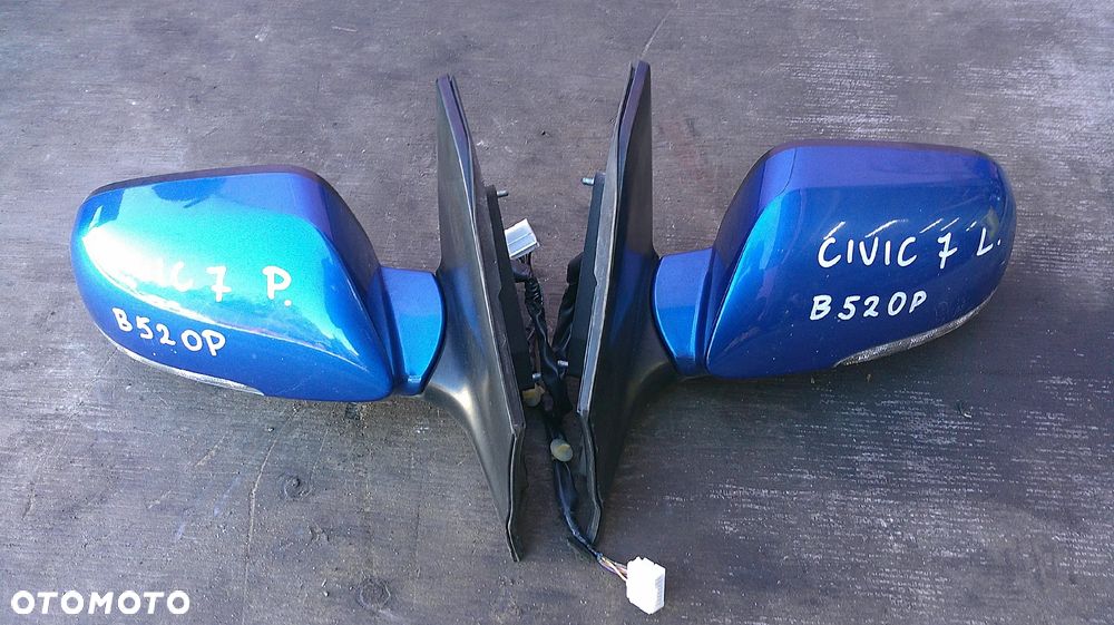 HONDA CIVIC VII 3D SPORT LUSTERKO PRAWE LUB LEWE B520P - 7