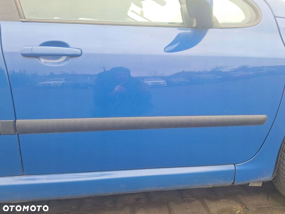 DRZWI KOMPLETNE PRAWY PRZÓD PEUGEOT 307 I 00-07r HATCHBACK 5D EGJB - 5