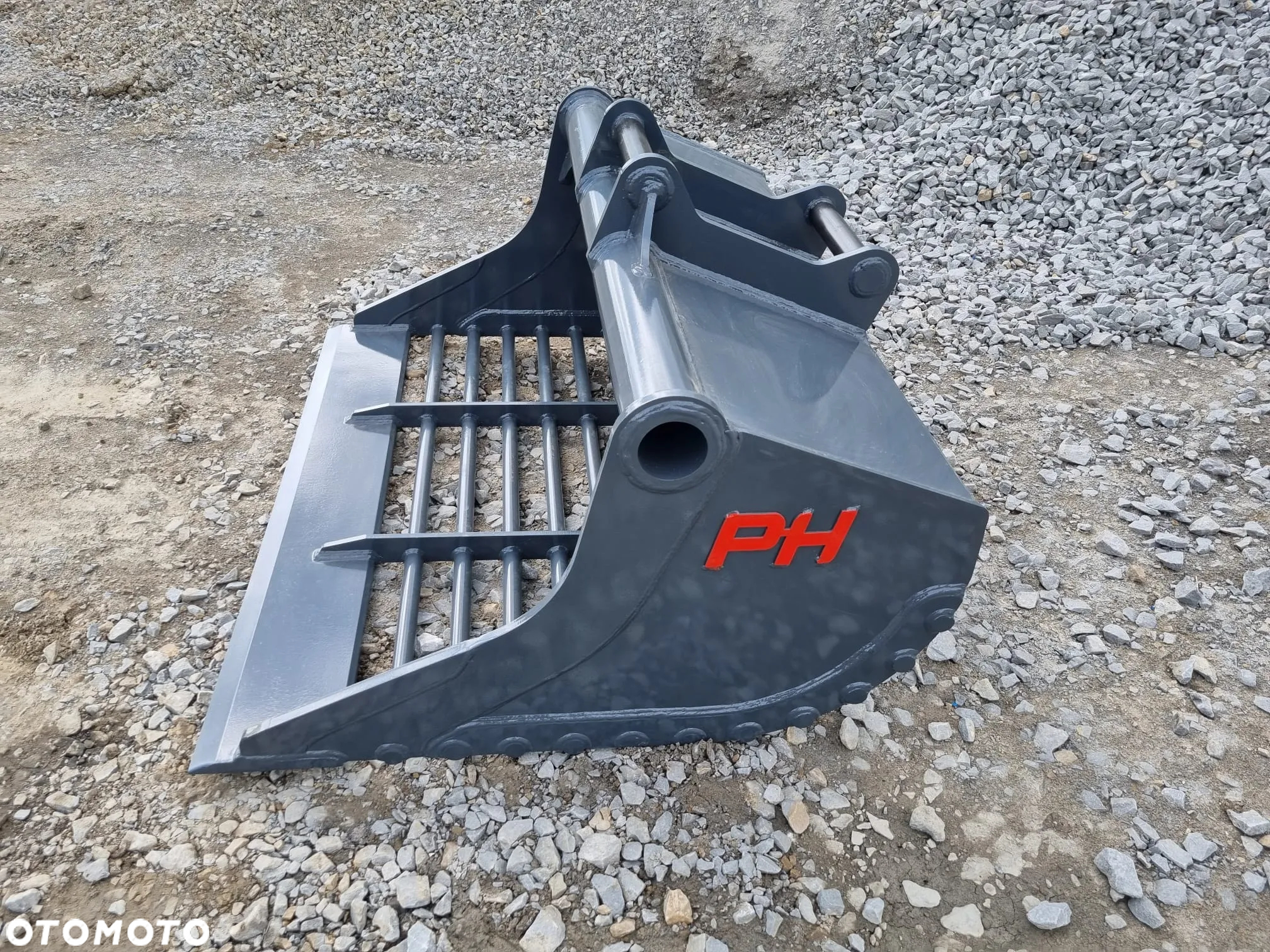 Nowa łyżka ażurowa przesiewowa S60 160cm HARDOX do koparki koparka Volvo Hitachi Cat 150 180 sortująca - 2