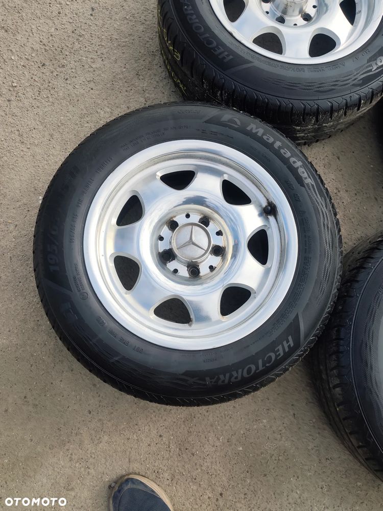 5x112 Felgi Aluminiowe Alufelgi Chrom Chromowane Oryginalne 15 Mercedes Koła Letnie Lato C KLASA W202 W203 CLK W208 W209 W124 W201 190 W W210 SLK R170 R171 6mm Legnica ALU-RAD 195/65 - 22