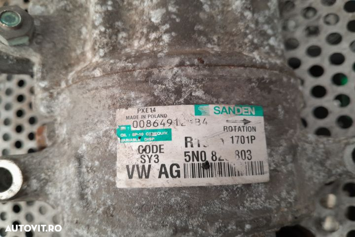 Compresor AC 2.0CTDI CBDC 5N0820803 Volkswagen VW Passat B6 [2005 - 2 - 3