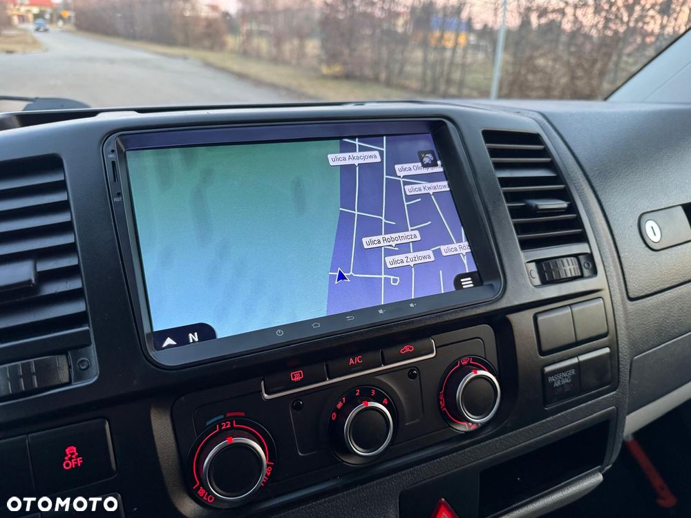 Volkswagen TRANSPORTER T5 L2H1 LIFT DŁUGI Klima Navi Dubel Kabina 6os Brygadówka Hak - 17