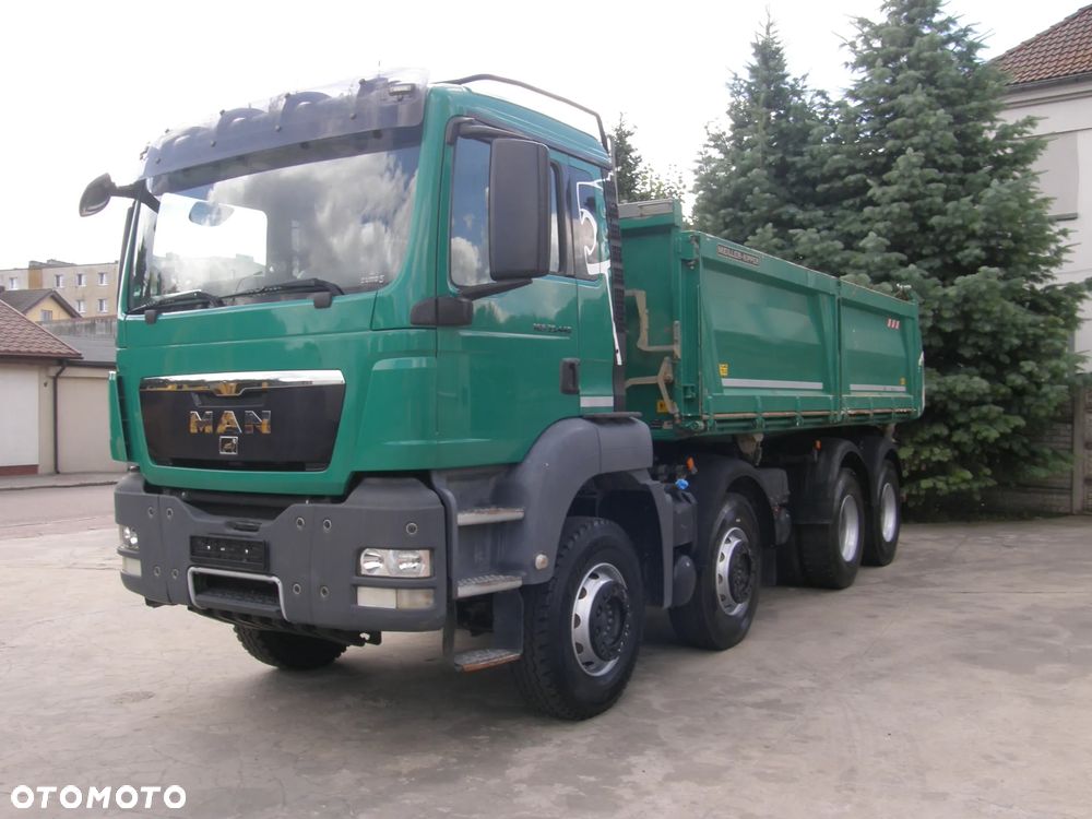 MAN TGS 35.440 8x4 2013rok manual wywrotka Meiller-Kipper z Niemiec - 8