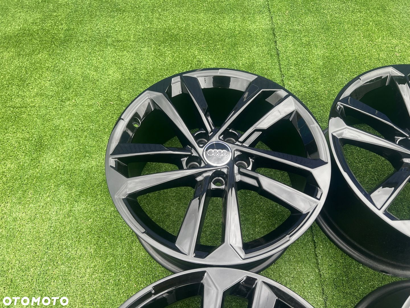 KOMPLET FELG FELGI ALU AUDI 8Y0 A3 S LINE 17 5X112 ET46 ORYGINALNE - 6
